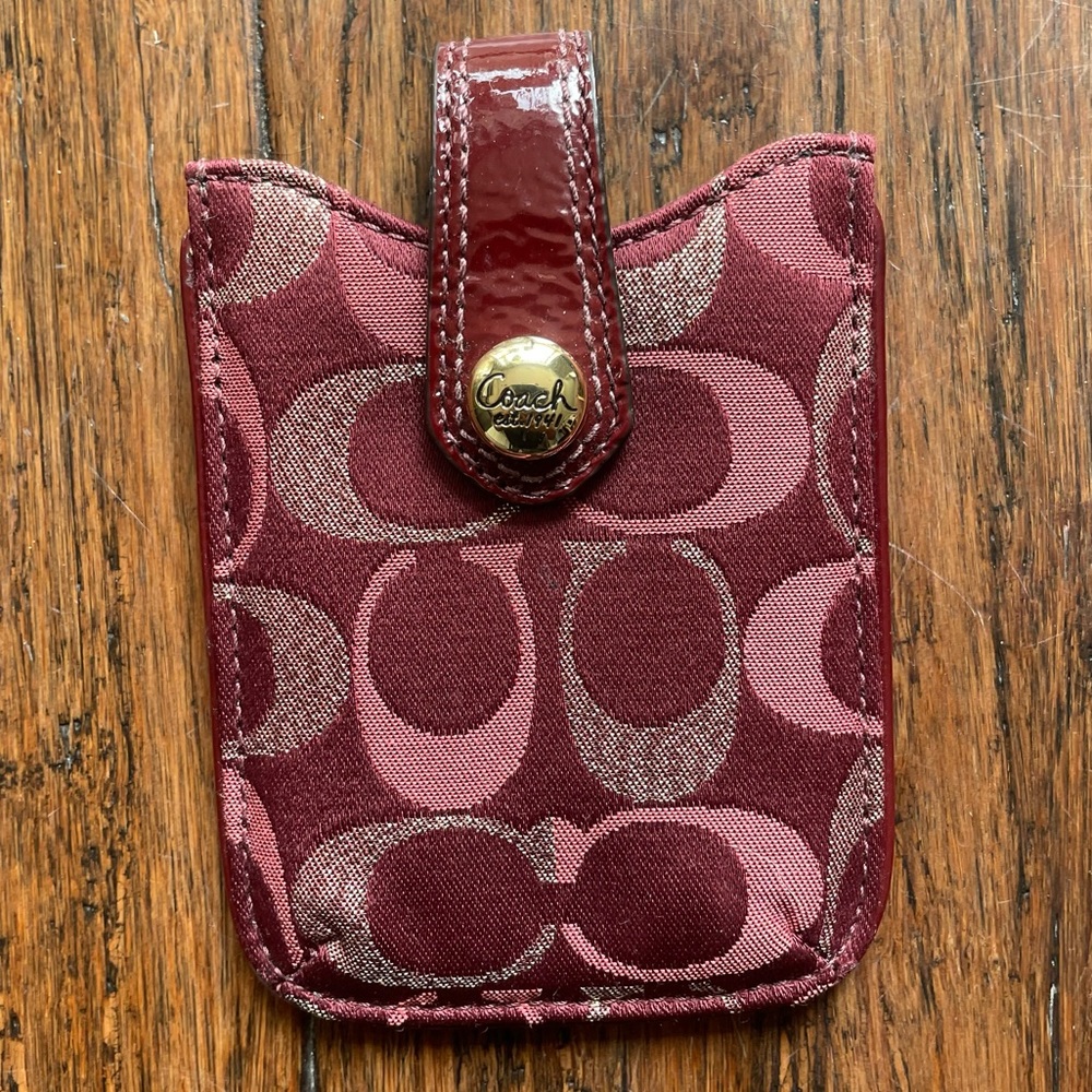 Vintage Coach Flap Wallet - Picture 2 of 2